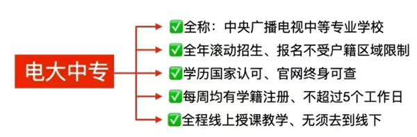 聽說找符合這些條件的電大中專教學(xué)機構(gòu)報名更靠譜