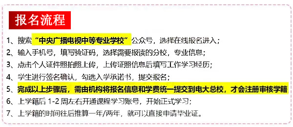 電大成人中專怎么報(bào)名（2024線上報(bào)考指南）